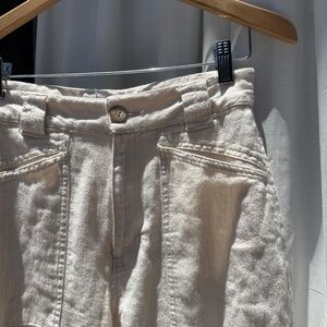 Zara women's size 4 %100 straight leg cotton pants